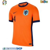 Maglie da calcio Olanda Virgil van Dijk #4 Prima Maglia Europei 2024 Manica Corta